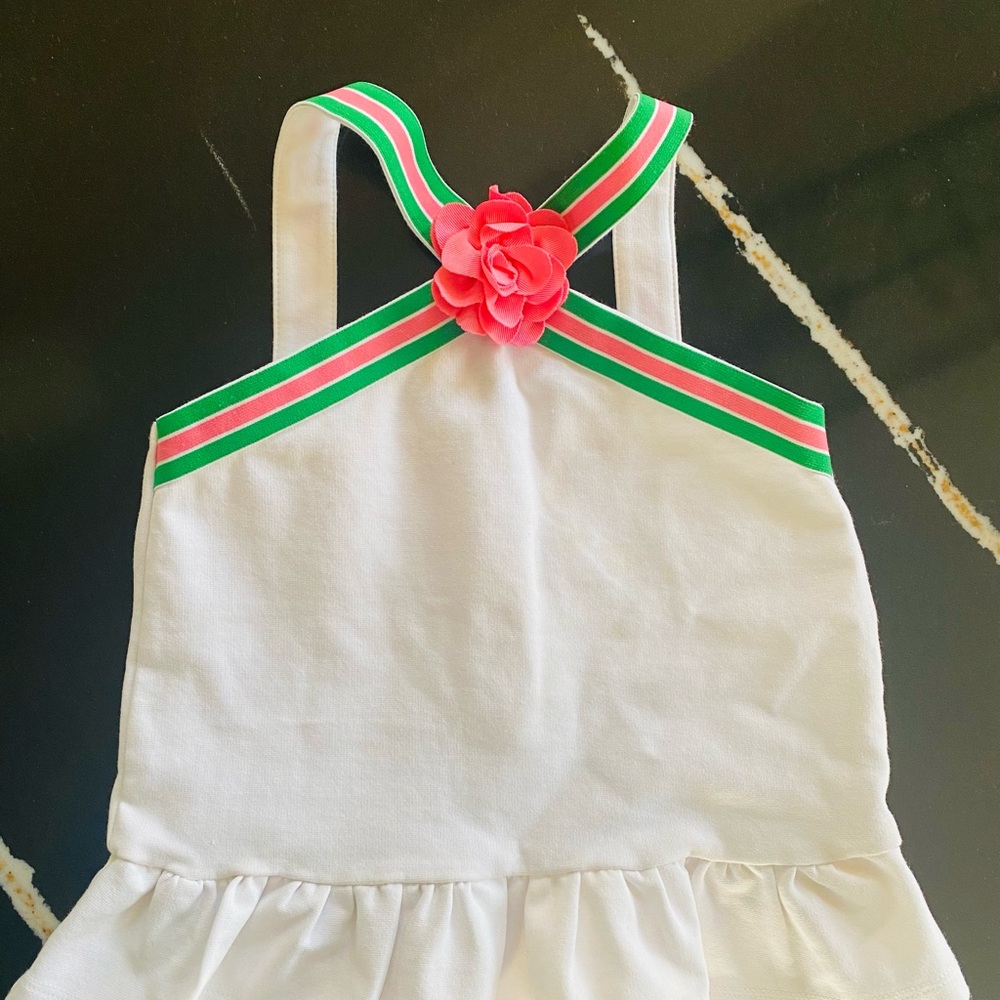 Janie and Jack Striped Flower Top - 4 years